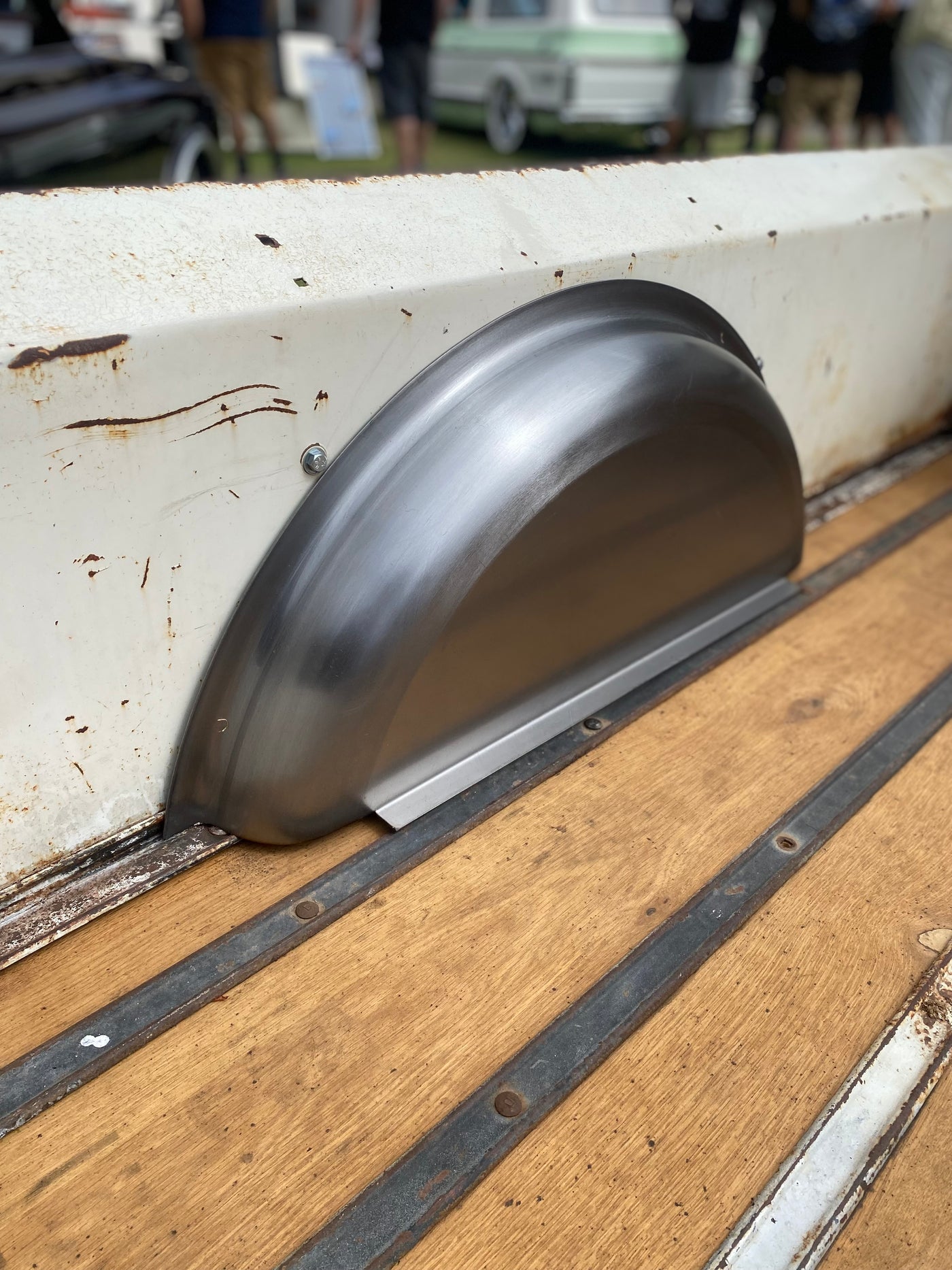 1953-1956 Ford F100 Pickup Truck Custom Bed STEEL REAR WHEEL TUBS 3"