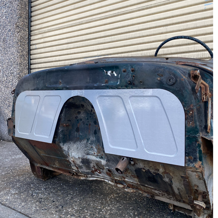 1947-54 Chevy/GMC-Bead Rolled Firewall Panel- Model X
