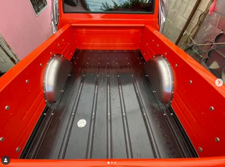 1948-1952 Ford F1 Pickup Truck Custom Bed STEEL REAR WHEEL TUBS 3"