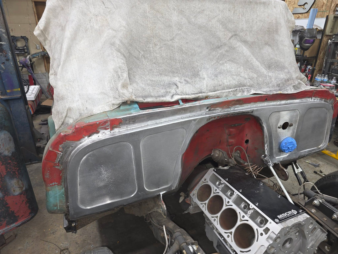 1960-66 Chevrolet GMC C10 Truck Firewall Filler Panel -Classic Bead Roll - Model S