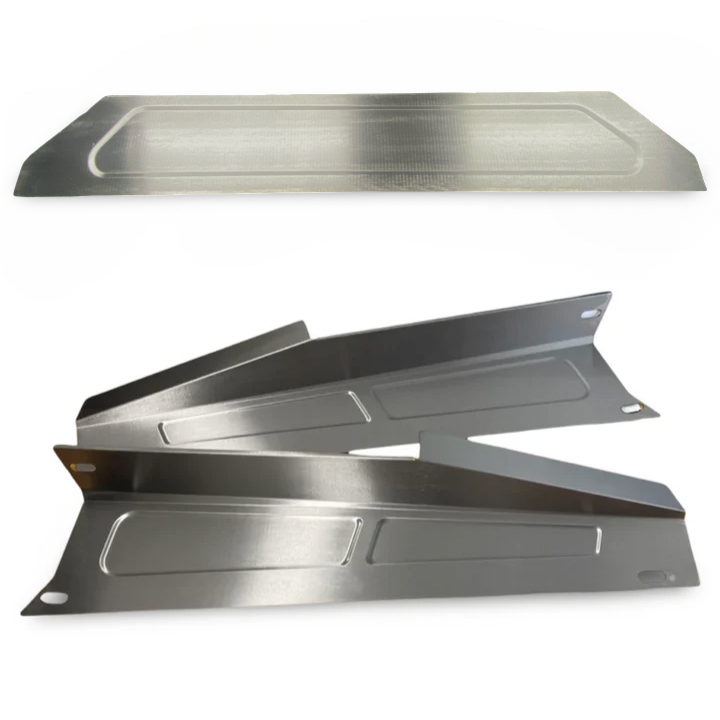 1967-68 Chevy C10 Core Support Filler Panel Kit (3 Piece)-Double Bead Roll ( DIY WELD KIT)
