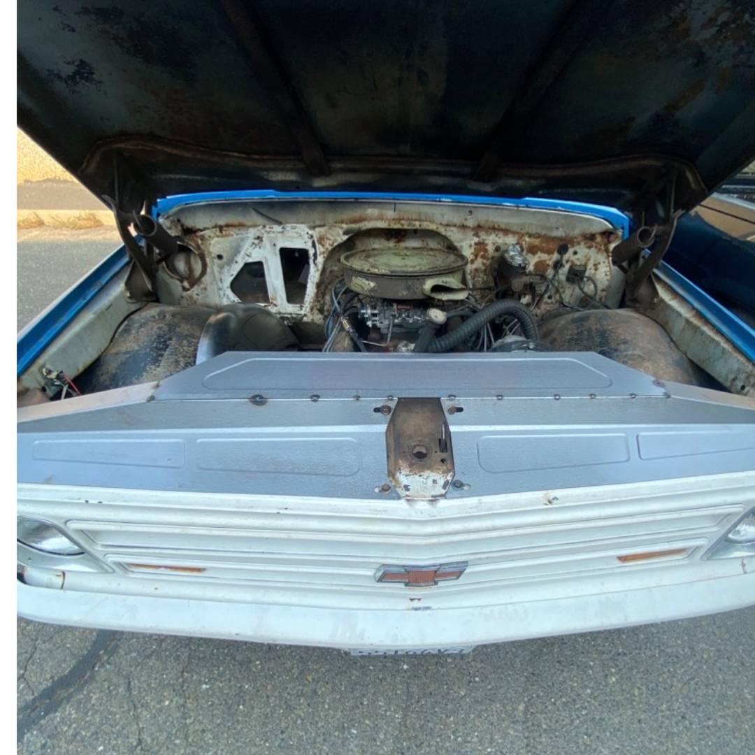 1967-68 Chevy C10 Core Support Filler Panel Kit (3 Piece)-Double Bead Roll ( DIY WELD KIT)