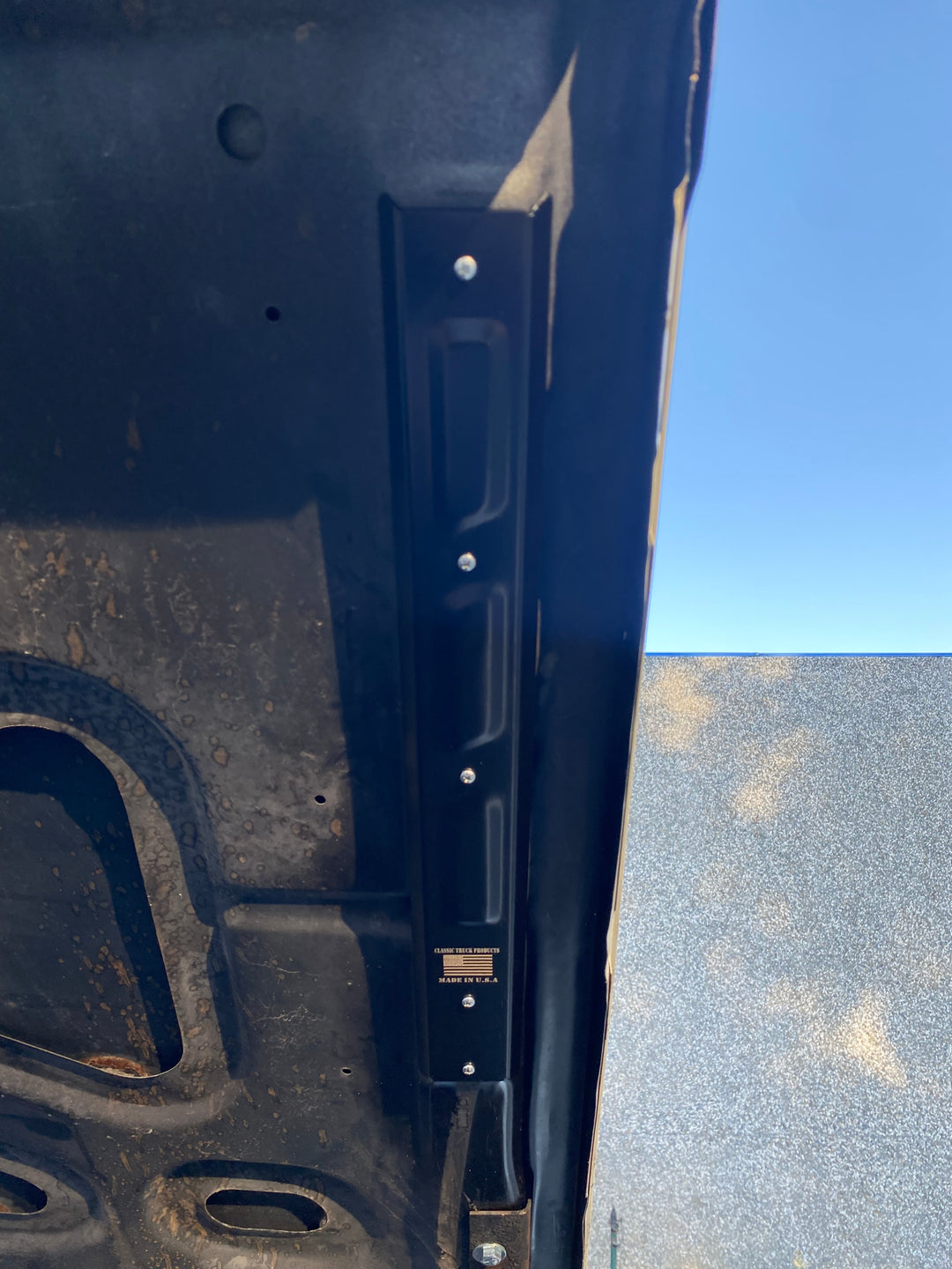 1973- 80 Squarebody Hood Brace Reinforcement Kit (Black Powder Coat)