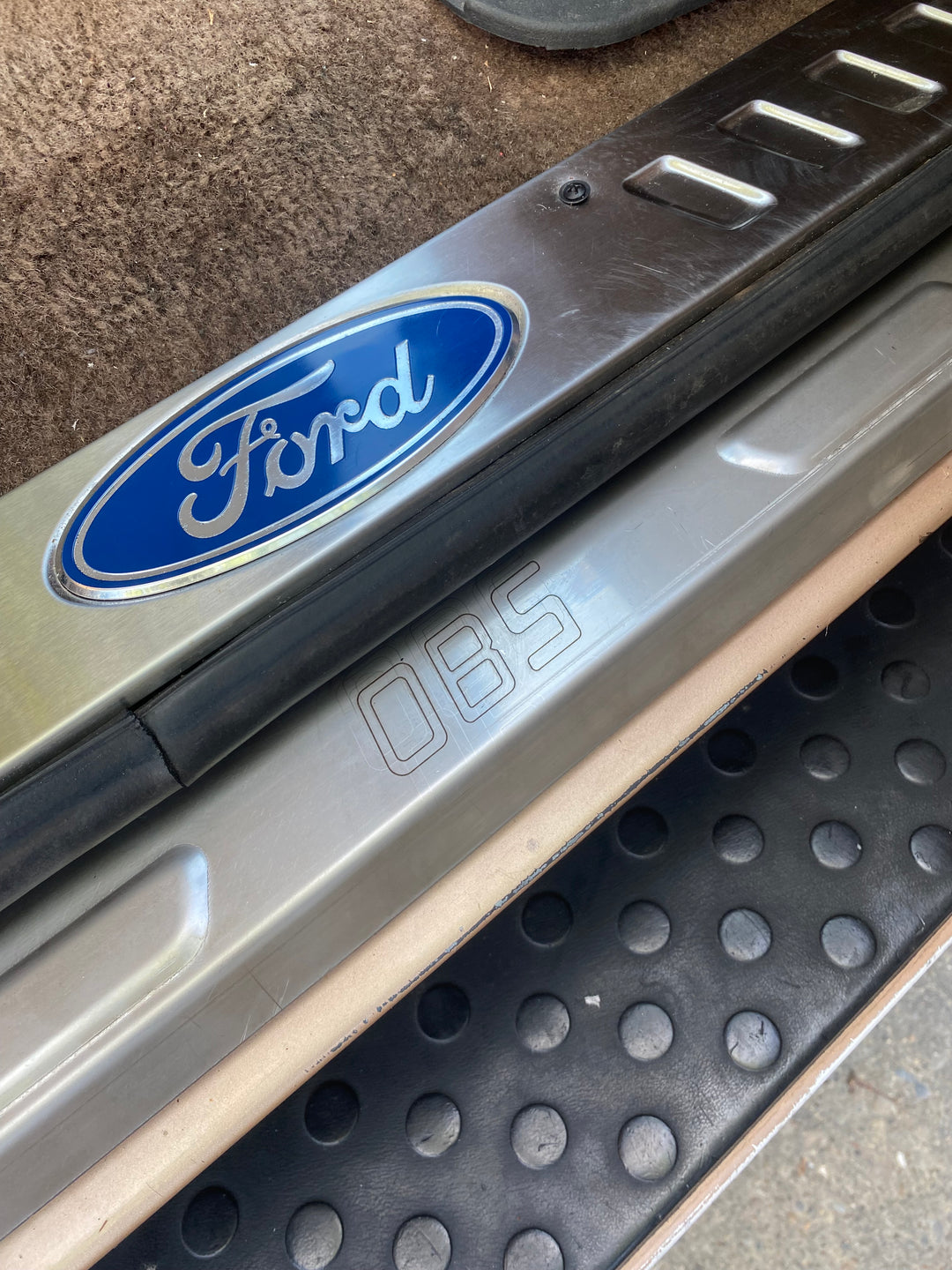 1980-97 F-Series Ford- Door Jamb/SILLS Scuff Plates - Paint Protector [SINGLE CAB]
