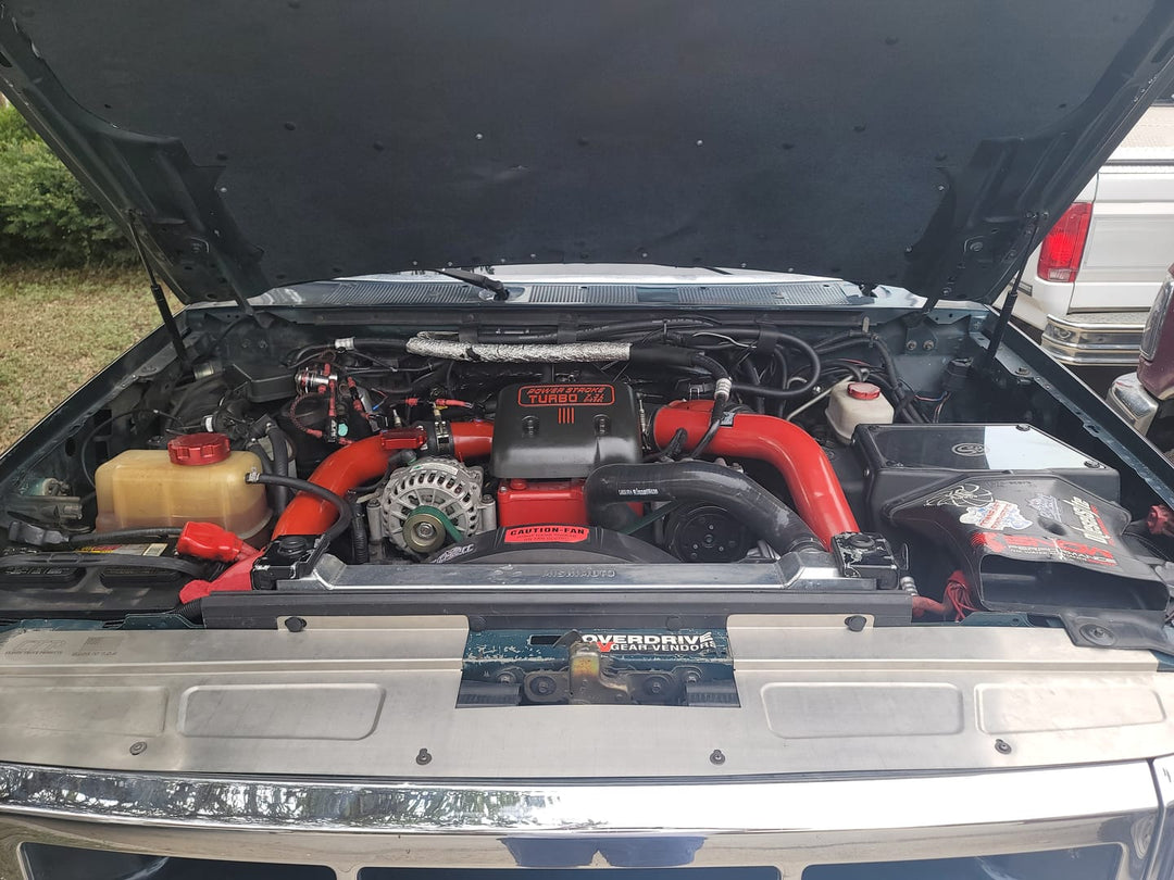 (1992-1997) OBS Ford Core Support Cover | Single Piece Bead Rolled