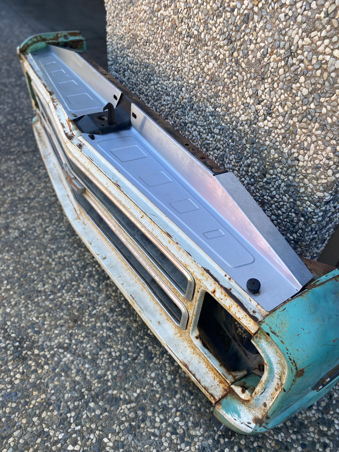 67-68 Chevy / GMC Core Support Filler Panels - Pro Touring Bead Roll