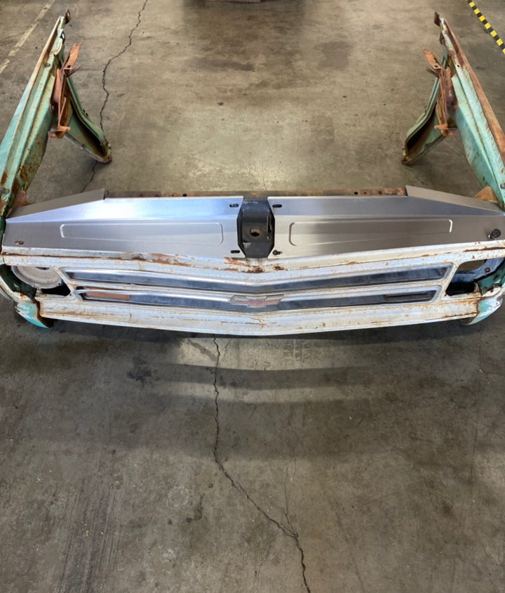 67-68 Chevy / GMC Core Support Filler Panel- Classic Bead Roll - Style 1