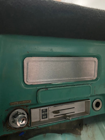 67-72 Chevy C10 Radio Delete