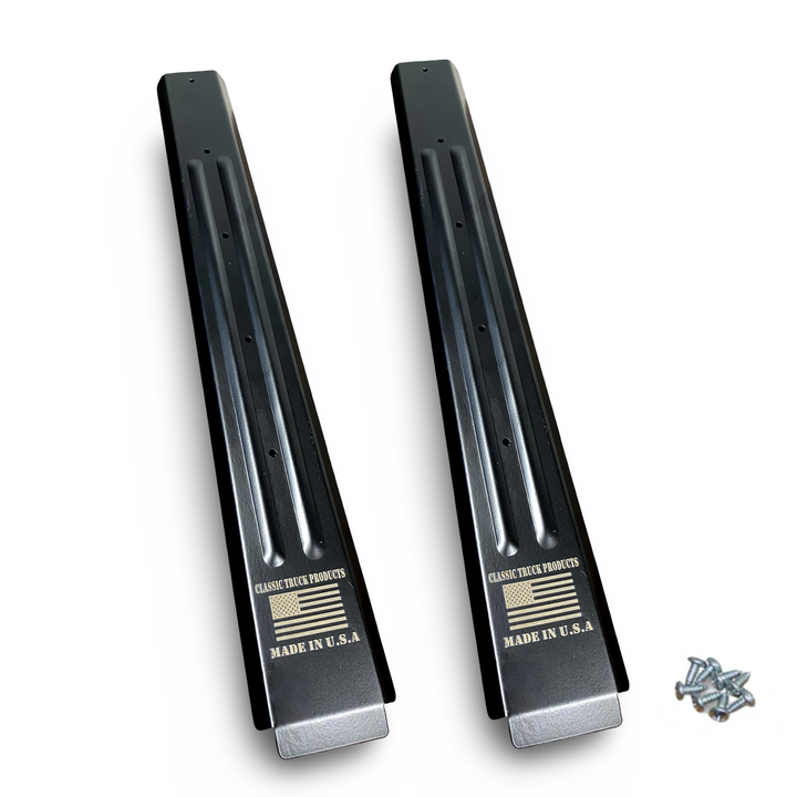 1973- 80 Squarebody Hood Brace Reinforcement Kit (Black Powder Coat)