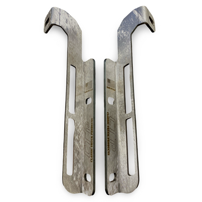 OBS Ford - BRONCO / F-Series - COWL LIGHT - DITCH LIGHTS Brackets - Bare Metal