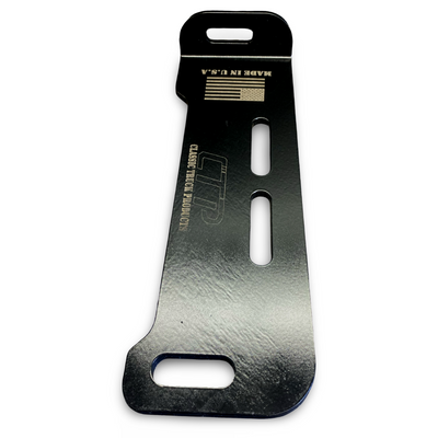 OBS Ford 08-10 SuperDuty Bumper Conversion Brackets 94-97 7.3L Powerstroke F Series / Bronco (Black Powder Coat)