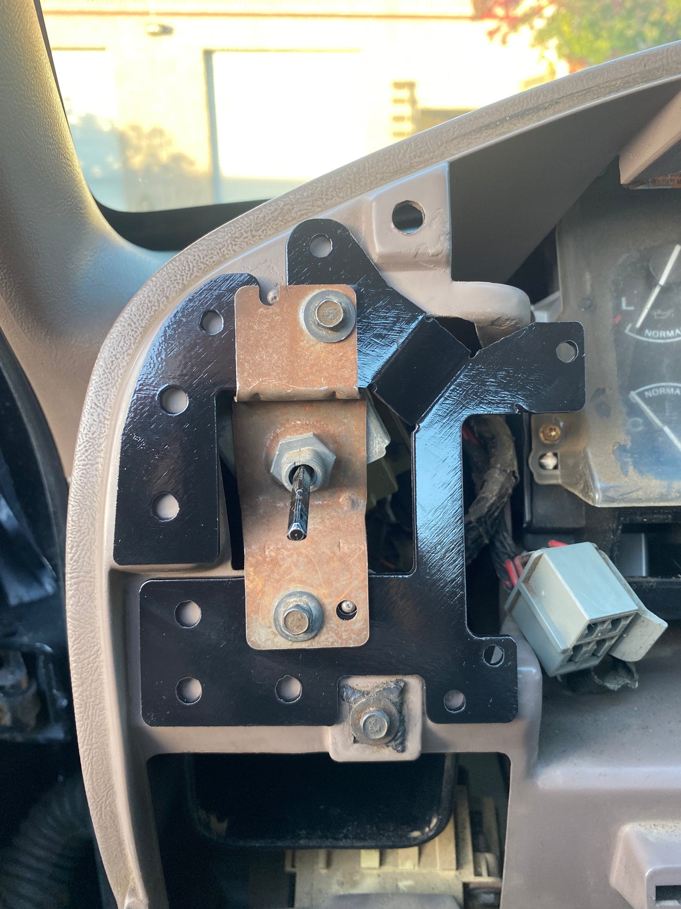 OBS FORD DASH REPAIR BRACKET - Headlight Switch Bracket -Dual Tank / B ...