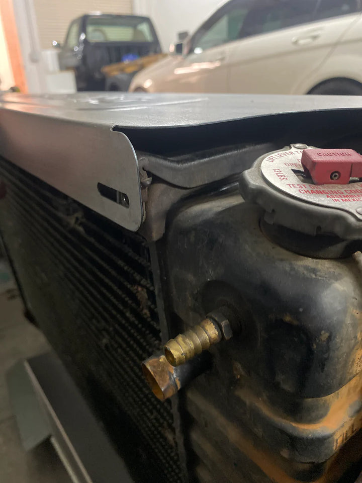 1967-72 Chevy C10 Radiator Cover - Smooth - No Bead Roll