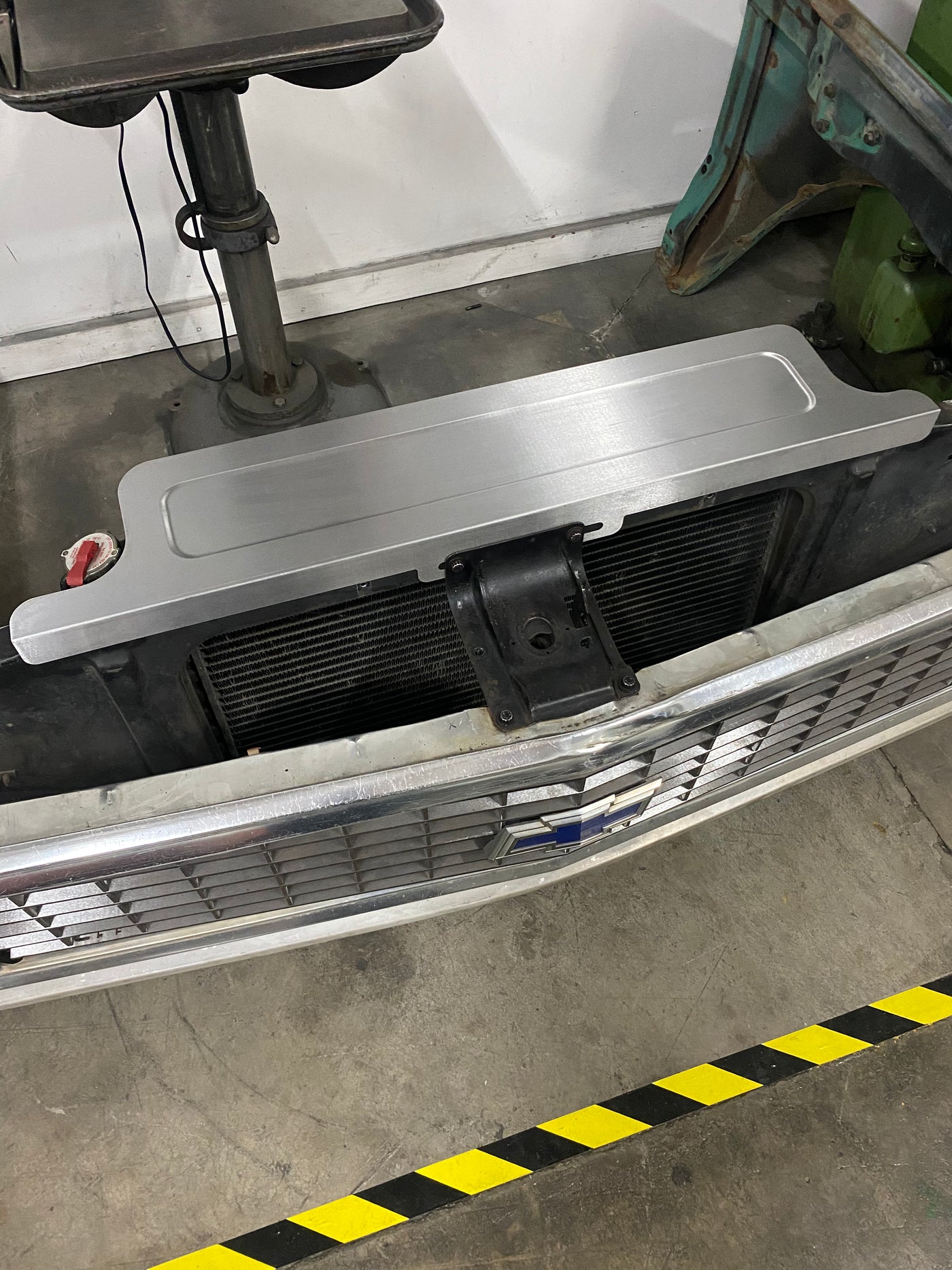 1967-72 Chevy C10 Radiator Cover - Classic Bead Roll – Classic Truck ...