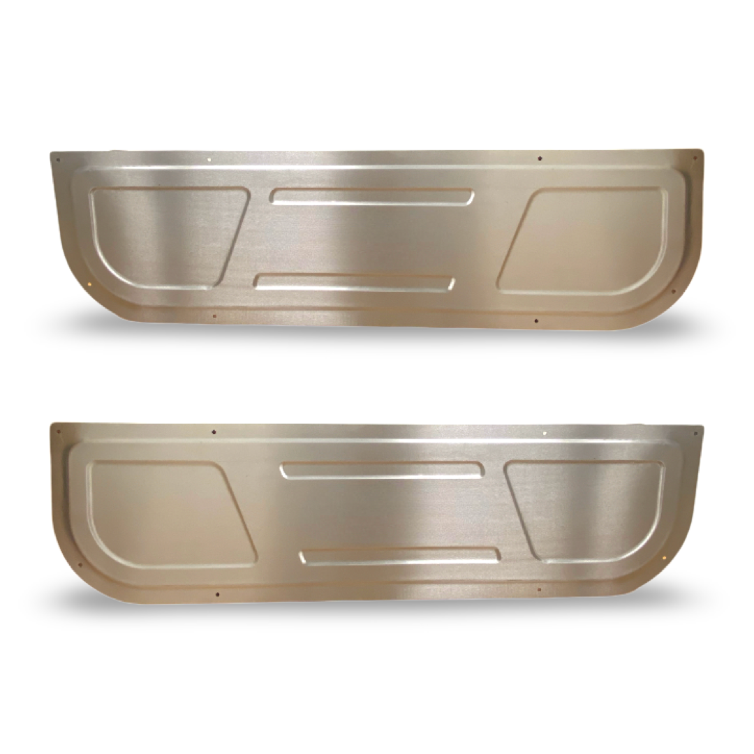 Firewall Filler Panels With Step Roll For 1973-1987 Chevrolet C10 & GMC Trucks - Raw Steel, Modshop Metalwerks