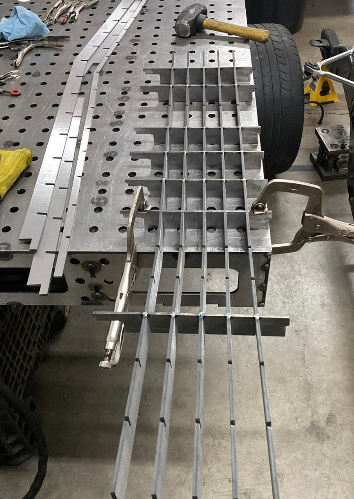 DIY KIT 1971-1972 C10 Chevy Metal Grille