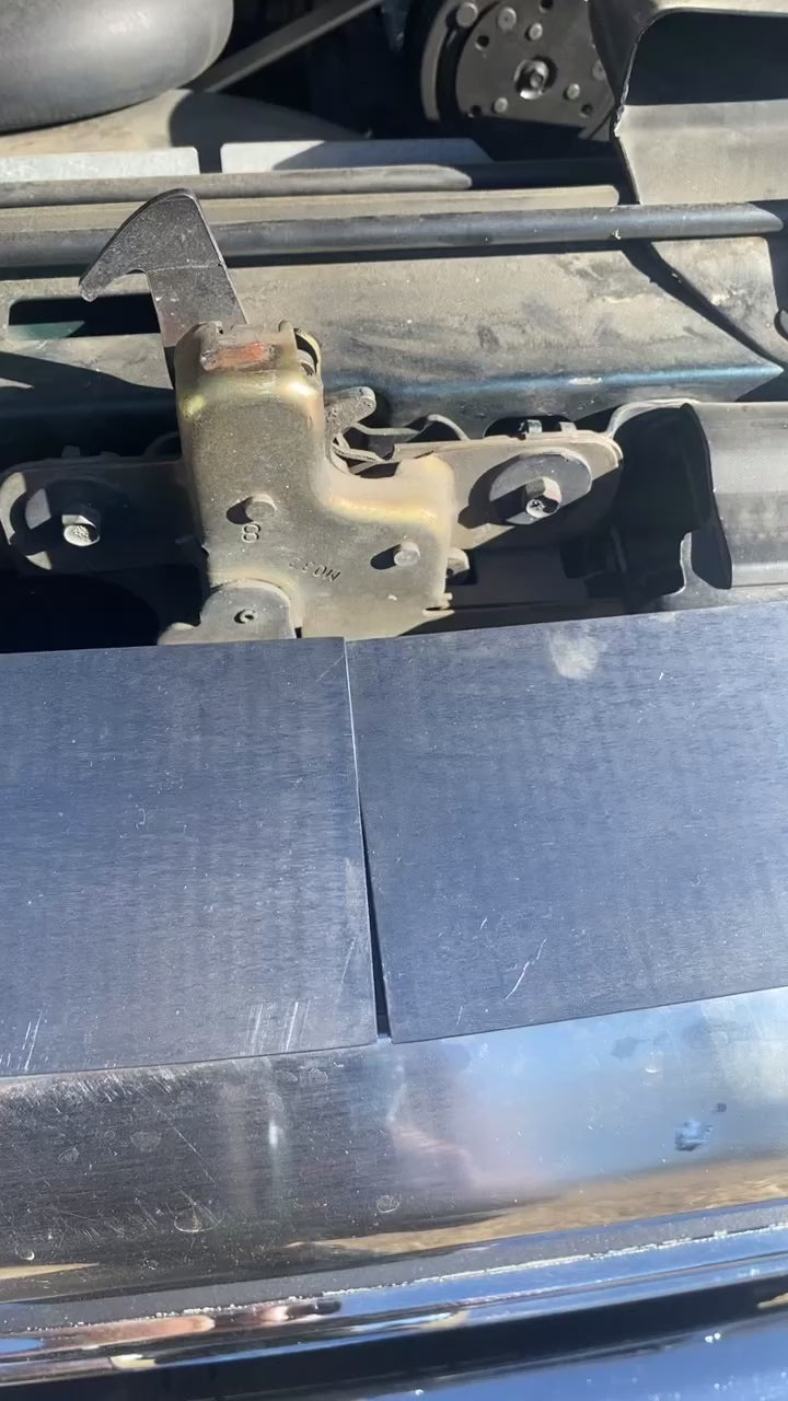 (1992-1997) OBS Ford Core Support Cover | 2-Piece Bead Rolled